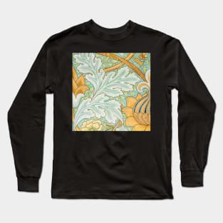 old vintage painting flower leaf pattern Long Sleeve T-Shirt